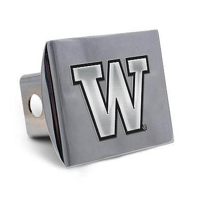 WinCraft Washington Huskies Premium Metal Chrome Hitch Cover