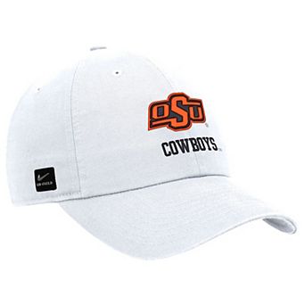Men's Nike White Oklahoma State Cowboys 2025 On-Field Club Adjustable Hat