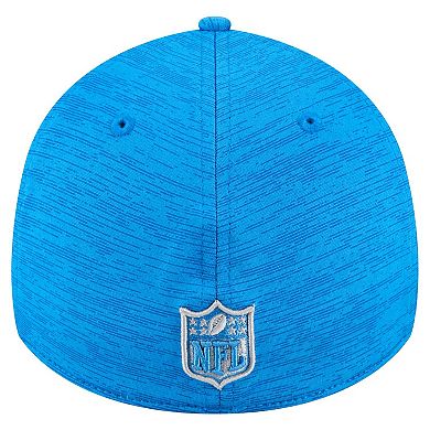 Men's New Era Blue Detroit Lions Stripes 39THIRTY Flex Hat