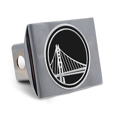 WinCraft Golden State Warriors Premium Metal Chrome Hitch Cover