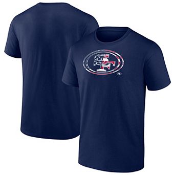 Men's Fanatics Navy San Francisco 49ers Big & Tall Americana T-Shirt