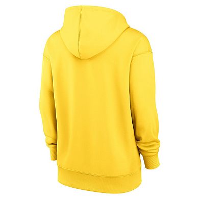 Women's Nike Gold Boston Red Sox City Connect Authentic Collection Performance Pullover Hoodie