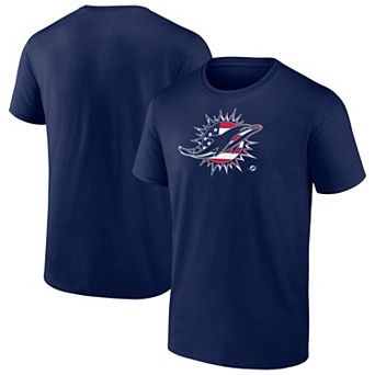 Men's Fanatics Navy Miami Dolphins Big & Tall Americana T-Shirt