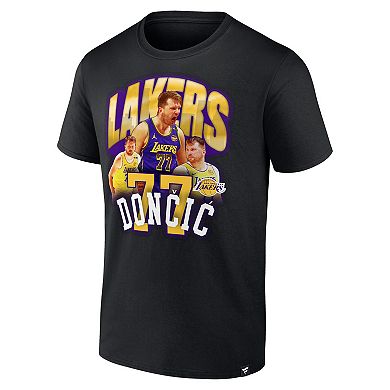 Men's Fanatics Luka Don��i�� Black Los Angeles Lakers Notorious 4.0 T-Shirt
