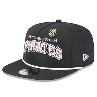 Men's New Era Black Pittsburgh Pirates 2025 Big League Chew Golfer Snapback Hat