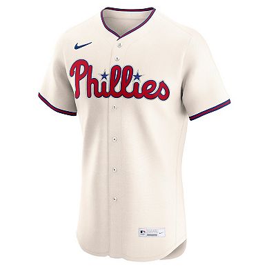 Men's Nike Cream Philadelphia Phillies Alternate 2 Elite Jersey