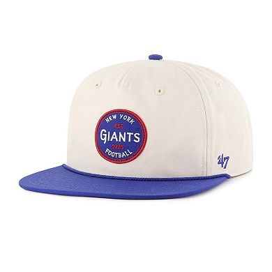 Men's '47 Natural New York Giants Payson Captain Adjustable Hat