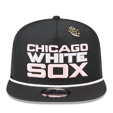 Men's New Era Black Chicago White Sox 2025 Big League Chew Golfer Snapback Hat