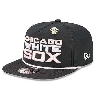 Men's New Era Black Chicago White Sox 2025 Big League Chew Golfer Snapback Hat