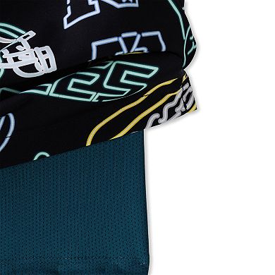 Men's Chubbies Black Philadelphia Eagles The Neon 5.5" Classic Lined Swim Trunks