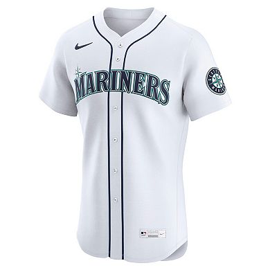 Men's Nike Julio Rodr _guez White Seattle Mariners Home Elite Jersey
