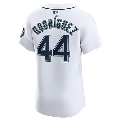 Men's Nike Julio Rodr _guez White Seattle Mariners Home Elite Jersey