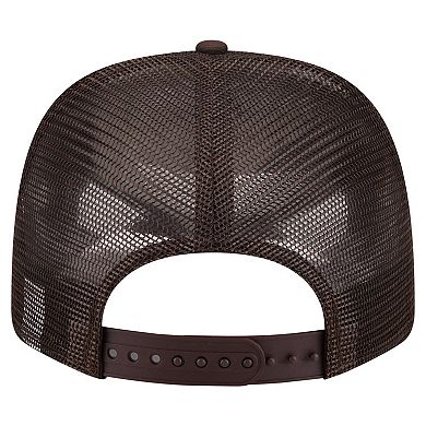 Men's New Era Brown San Diego Padres Flag 9SEVENTY Stretch-Snap Hat