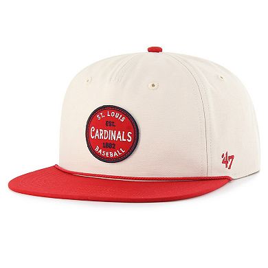 Men's '47 Cream St. Louis Cardinals Payson Captain Adjustable Hat