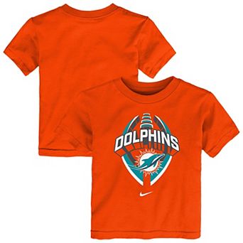Toddler Nike Orange Miami Dolphins Icon Legend T-Shirt
