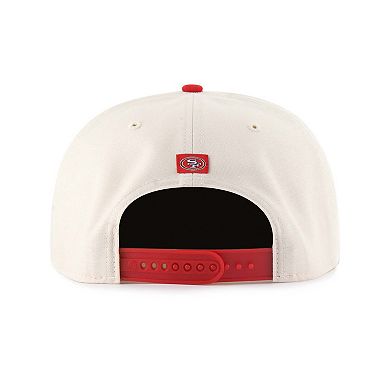 Men's '47 Natural San Francisco 49ers Payson Captain Adjustable Hat