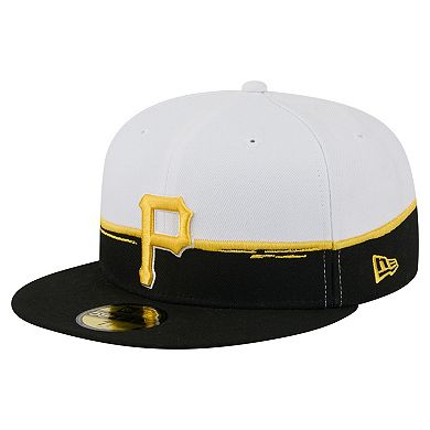 New Era 59FIFTY Fitted Cap - Pittsburgh Pirates, Black, Size 7 1/2