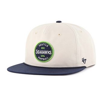 Men's '47 Natural Seattle Seahawks Payson Captain Adjustable Hat