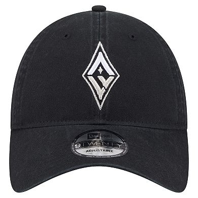 Unisex New Era Black Las Vegas Aces Core Alt Logo 9TWENTY Adjustable Hat