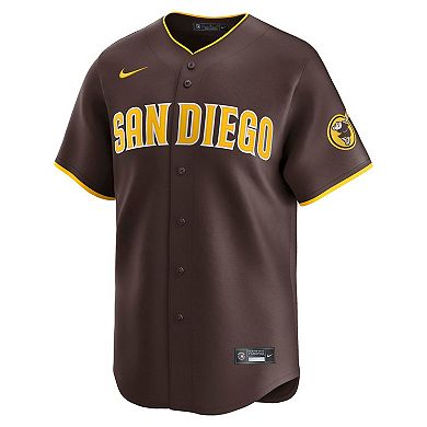Men's Nike Jackson Merrill Brown San Diego Padres Road Limited Jersey