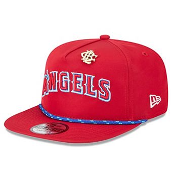 Men's New Era Red Los Angeles Angels 2025 Big League Chew Golfer Snapback Hat