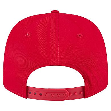Men's New Era Red St. Louis Cardinals Circle Patch 9SEVENTY Stretch-Snap Hat