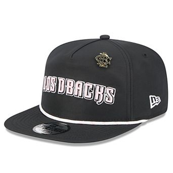 Men's New Era Black Arizona Diamondbacks 2025 Big League Chew Golfer Snapback Hat