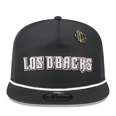 Men's New Era Black Arizona Diamondbacks 2025 Big League Chew Golfer Snapback Hat