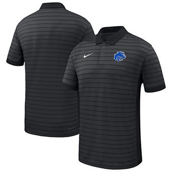 Men's Nike Black Boise State Broncos 2025 Early Season Coaches Sideline Victory Stripe Performance Polo