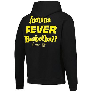 Unisex Playa Society Black Indiana Fever Team Pullover Hoodie