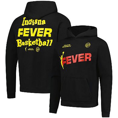 Unisex Playa Society Black Indiana Fever Team Pullover Hoodie
