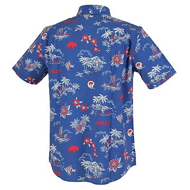 Men's Reyn Spooner Royal Buffalo Bills Throwback Kekai Performance Button-Down Shirt
