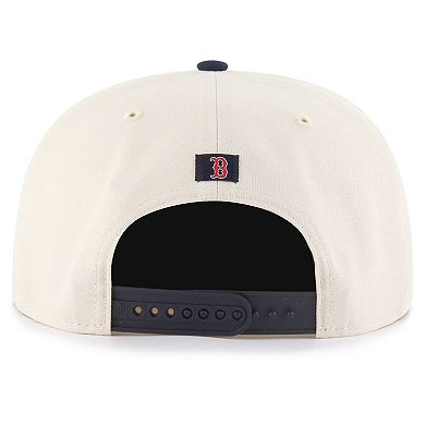 Men's '47 Natural Boston Red Sox Payson Captain Snapback Hat