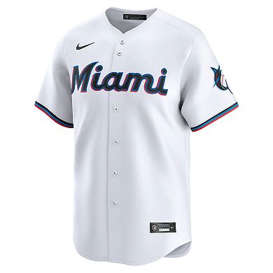 Men's Nike White Miami Marlins Home Limited Jersey