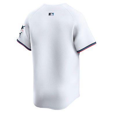 Men's Nike White Miami Marlins Home Limited Jersey
