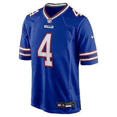 Men's Nike James Cook III Royal Buffalo Bills Team Game Jersey