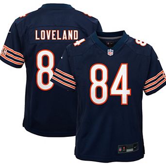 Youth Nike Colston Loveland Navy Chicago Bears Team Game Jersey