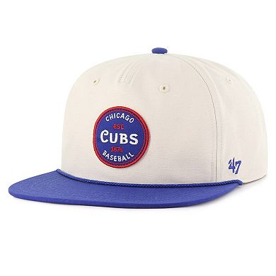 Men's '47 Cream Chicago Cubs Payson Captain Adjustable Hat