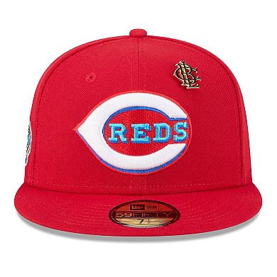 Men's New Era Red Cincinnati Reds 2025 Big League Chew 59FIFTY Fitted Hat