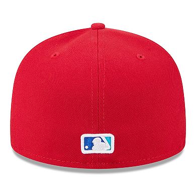 Men's New Era Red Cincinnati Reds 2025 Big League Chew 59FIFTY Fitted Hat