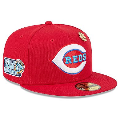 Men's New Era Red Cincinnati Reds 2025 Big League Chew 59FIFTY Fitted Hat