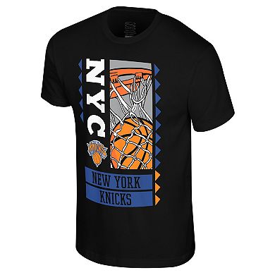 Men's Stadium Essentials Black New York Knicks Ballin T-Shirt