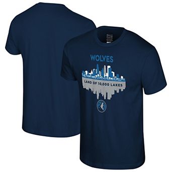 Men's Stadium Essentials Navy Minnesota Timberwolves Cities T-Shirt