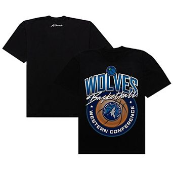 Men's Authmade Black Minnesota Timberwolves Basketball Mesh Premium T-Shirt