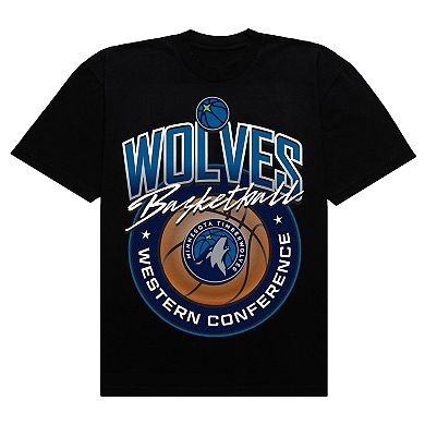 Men's Authmade Black Minnesota Timberwolves Basketball Mesh Premium T-Shirt