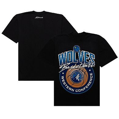 Men's Authmade Black Minnesota Timberwolves Basketball Mesh Premium T-Shirt