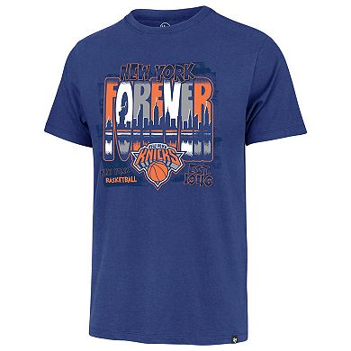 Men's '47 Blue New York Knicks Super Regional Franklin T-Shirt