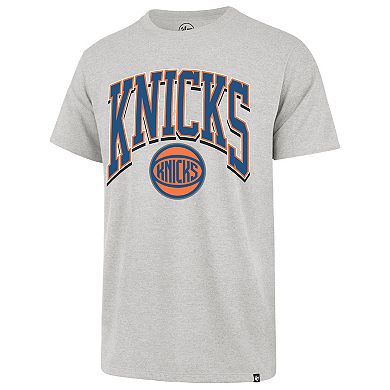 Men's '47 Gray New York Knicks Walk Talk Franklin T-Shirt