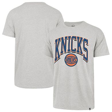 Men's '47 Gray New York Knicks Walk Talk Franklin T-Shirt