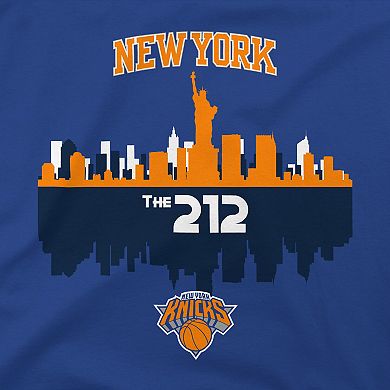 Men's Stadium Essentials Royal New York Knicks Cities T-Shirt